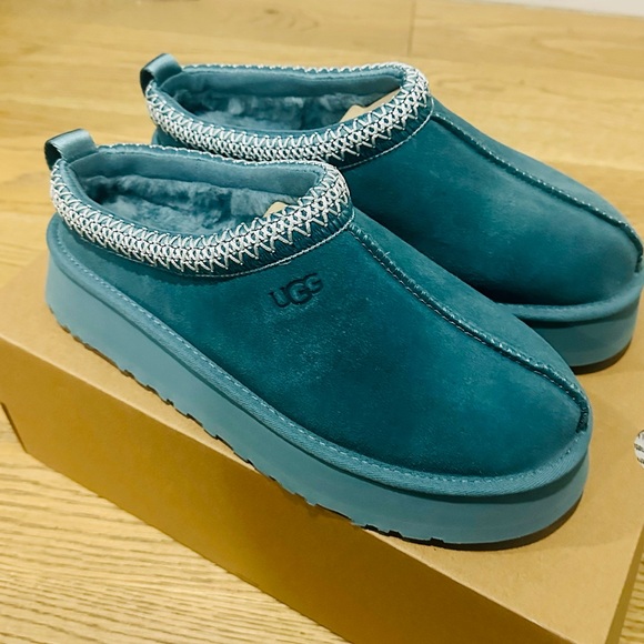 UGG Tazz Turquoise Suede - Picture 4 of 5